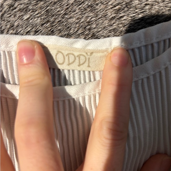 White Ribbed Tank Top - Picture 3 of 3